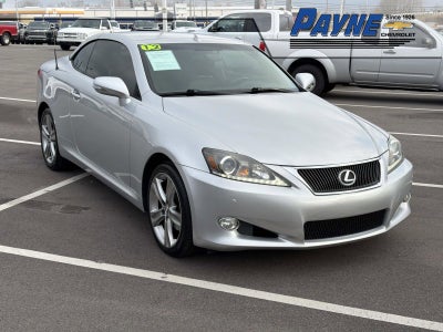 2012 Lexus IS 250C 2DR CONV AT