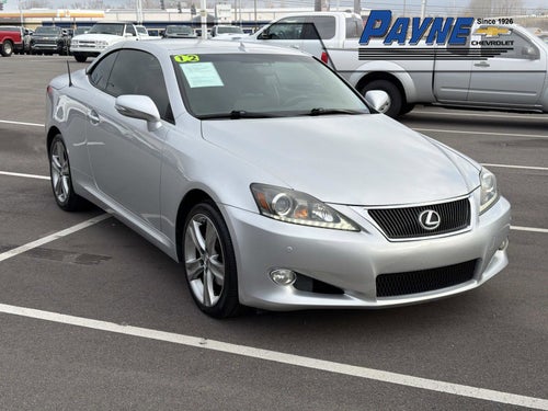 2012 Lexus IS 250C 2DR CONV AT