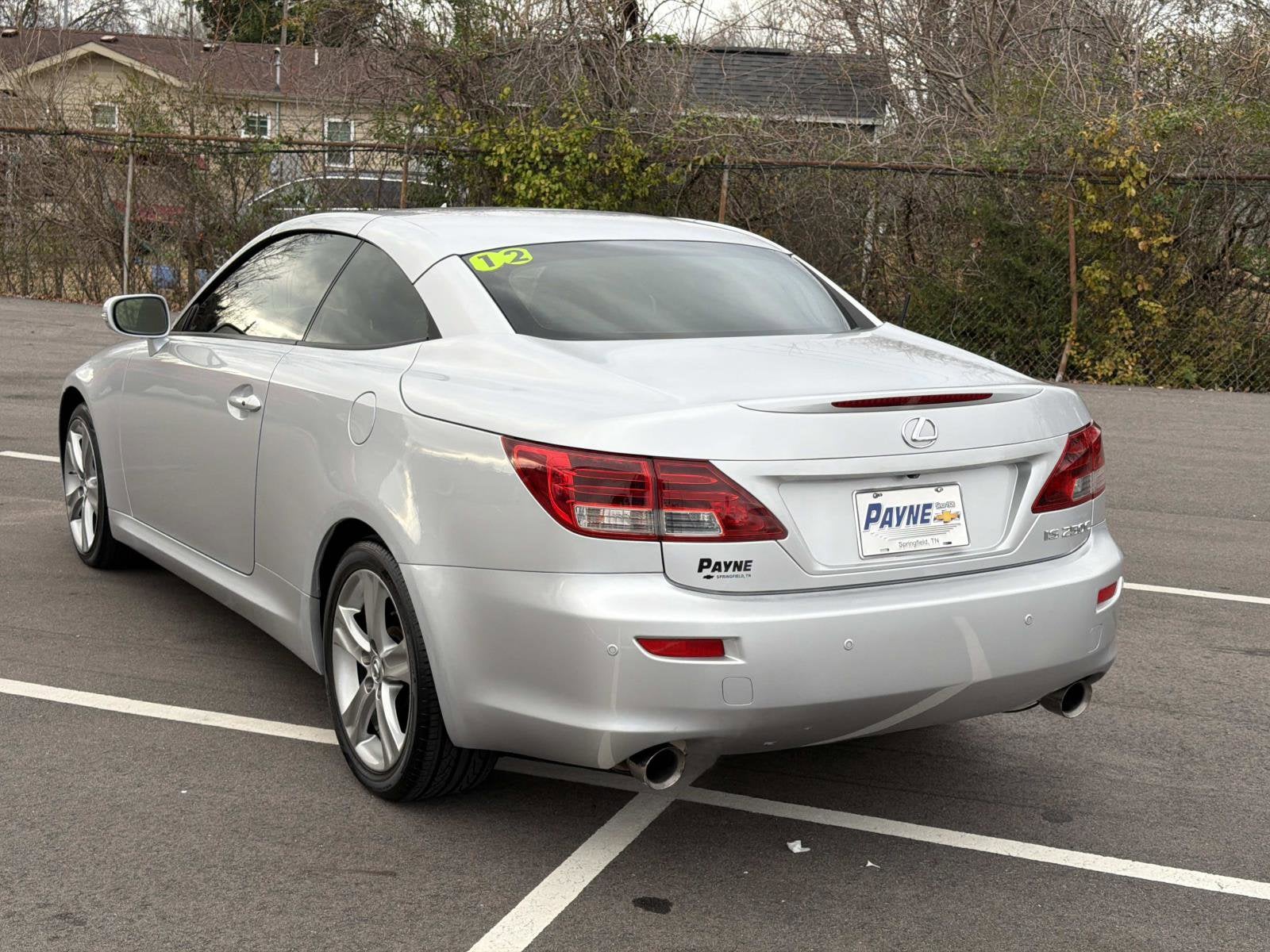 2012 Lexus IS 250C 2DR CONV AT